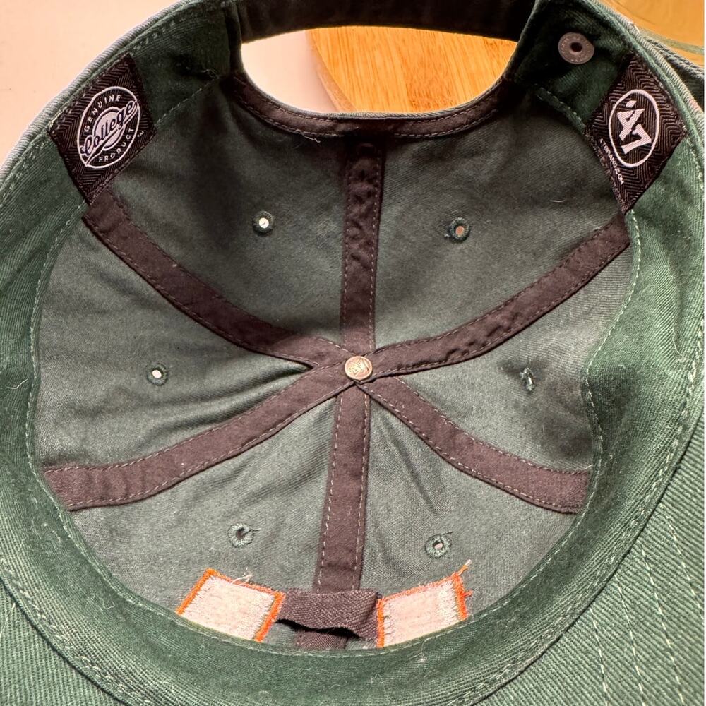 University of Miami '47 Adjustable Baseball Hat Glitter Embroidery - Picture 6 of 7